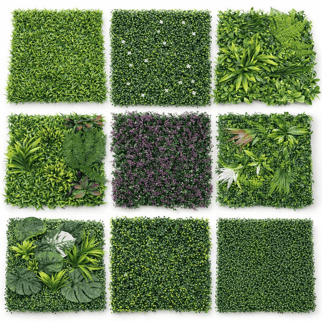Decorative floral/plant panels - Artificial foliage 20''X 20''