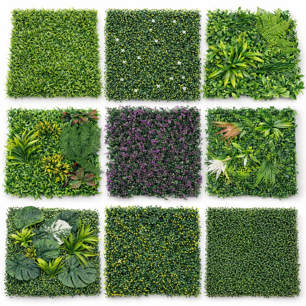 Decorative floral/plant panels - Artificial foliage 20''X 20''