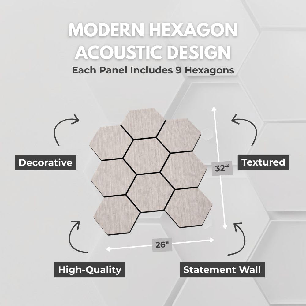 HEXAGON ACOUSTIC PANELS