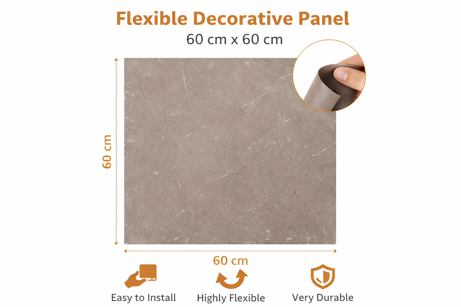 Soft Stone Panels (Pack of 8)